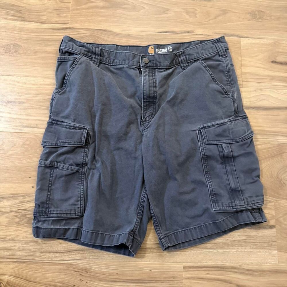 Carhartt relaxed baggy fit cargo shorts Summer workwear size 38